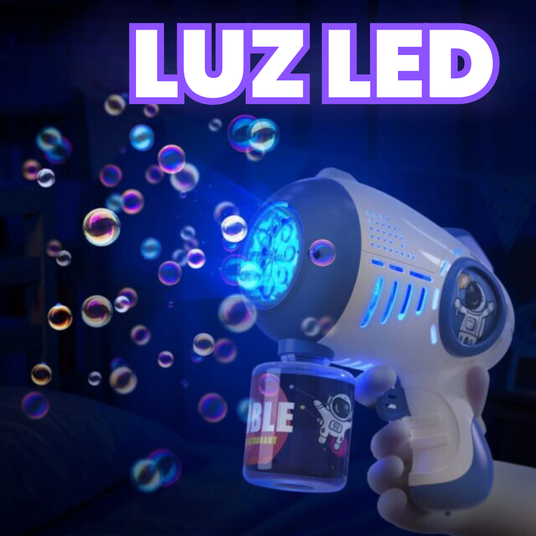 PISTOLA DE BURBUJAS ASTRONAUTA🐱🚀