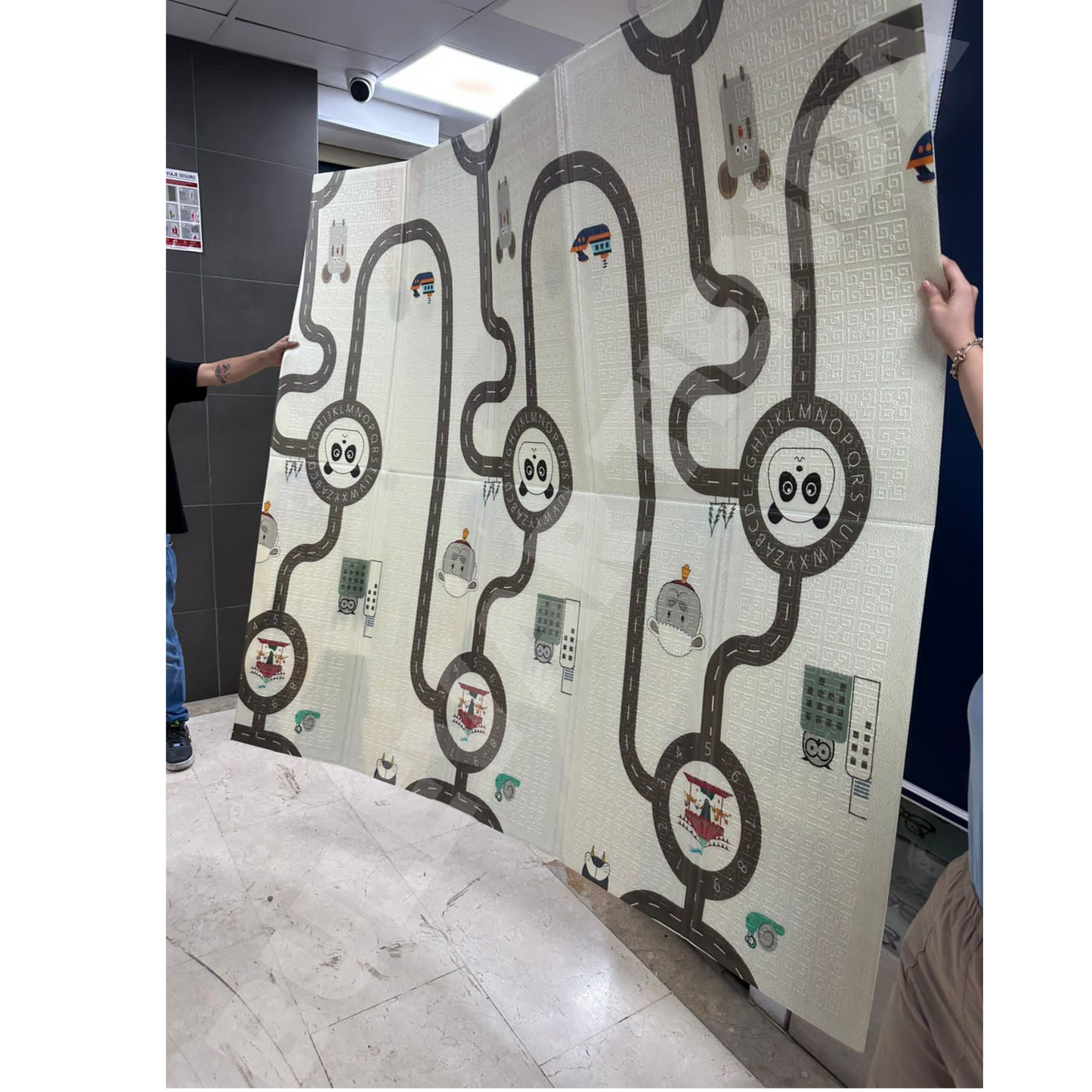 TAPETE DE GATEO PARA BEBÉS ANTI GOLPES