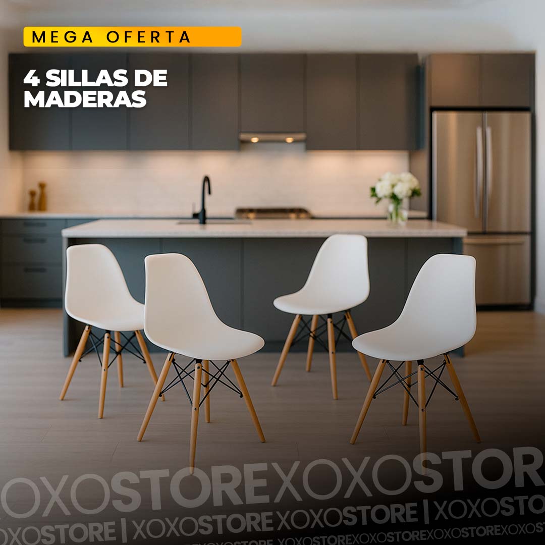 Sillas x4 para hogar