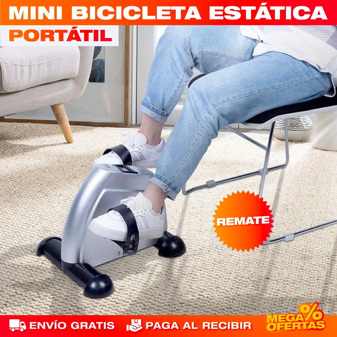 MINI BICICLETA ESTÁTICA PORTÁTIL