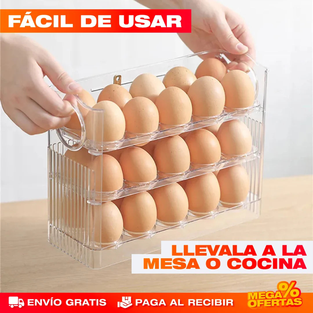 CANASTA ORGANIZADORA DE HUEVOS PREMIUM