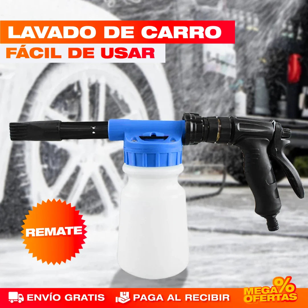 CARWASH PULVERIZADOR DE ESPUMA LAVADO DE CARRO
