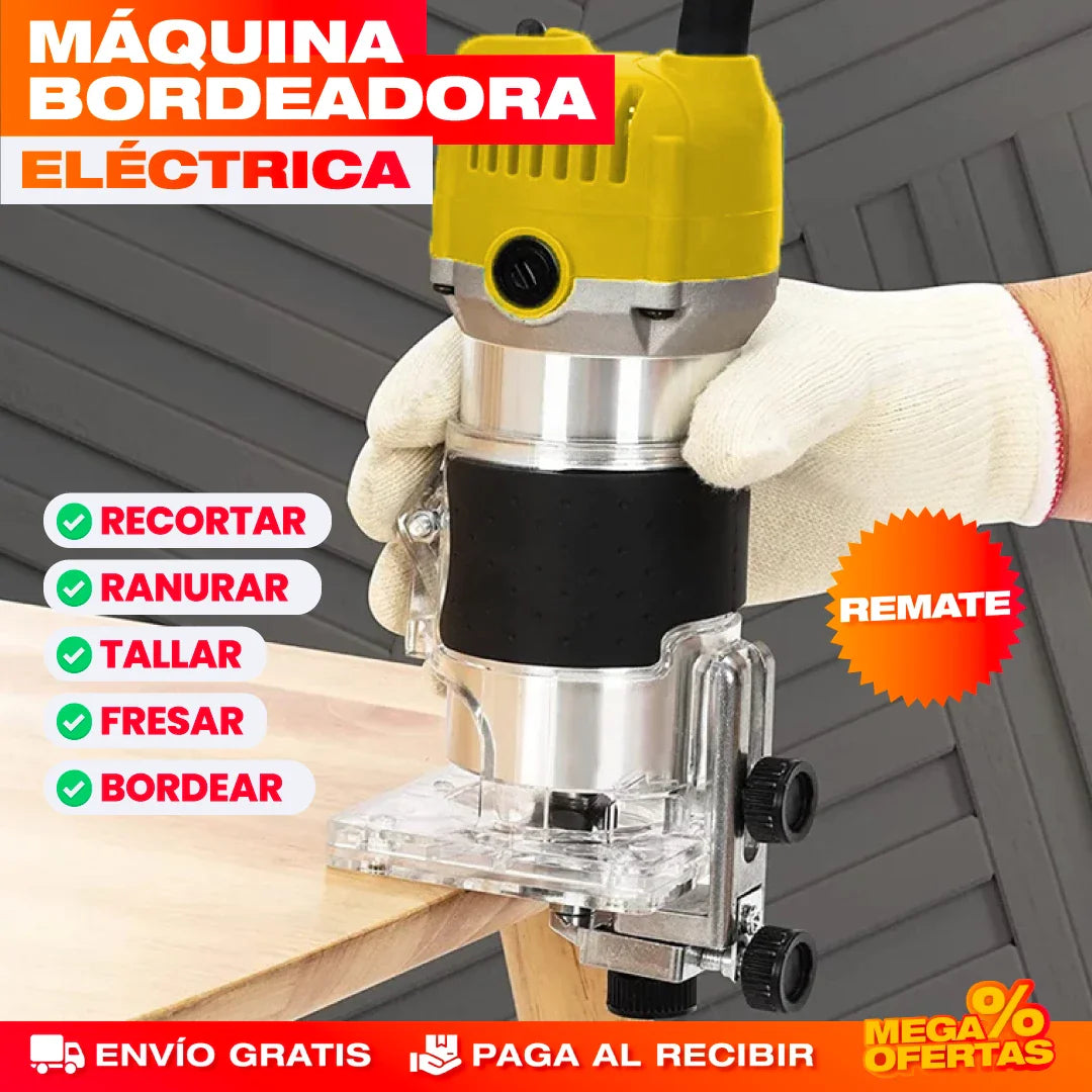BORDEADORA ELÉCTRICA PARA CARPINTERÍA