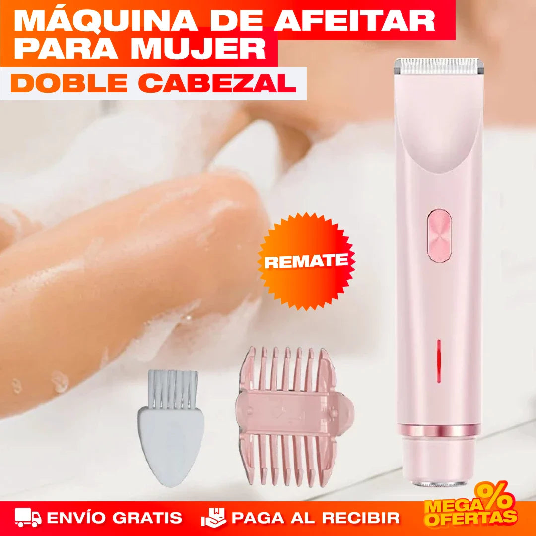 RASURADORA ELÉCTRICA 2 EN 1 PARA MUJER