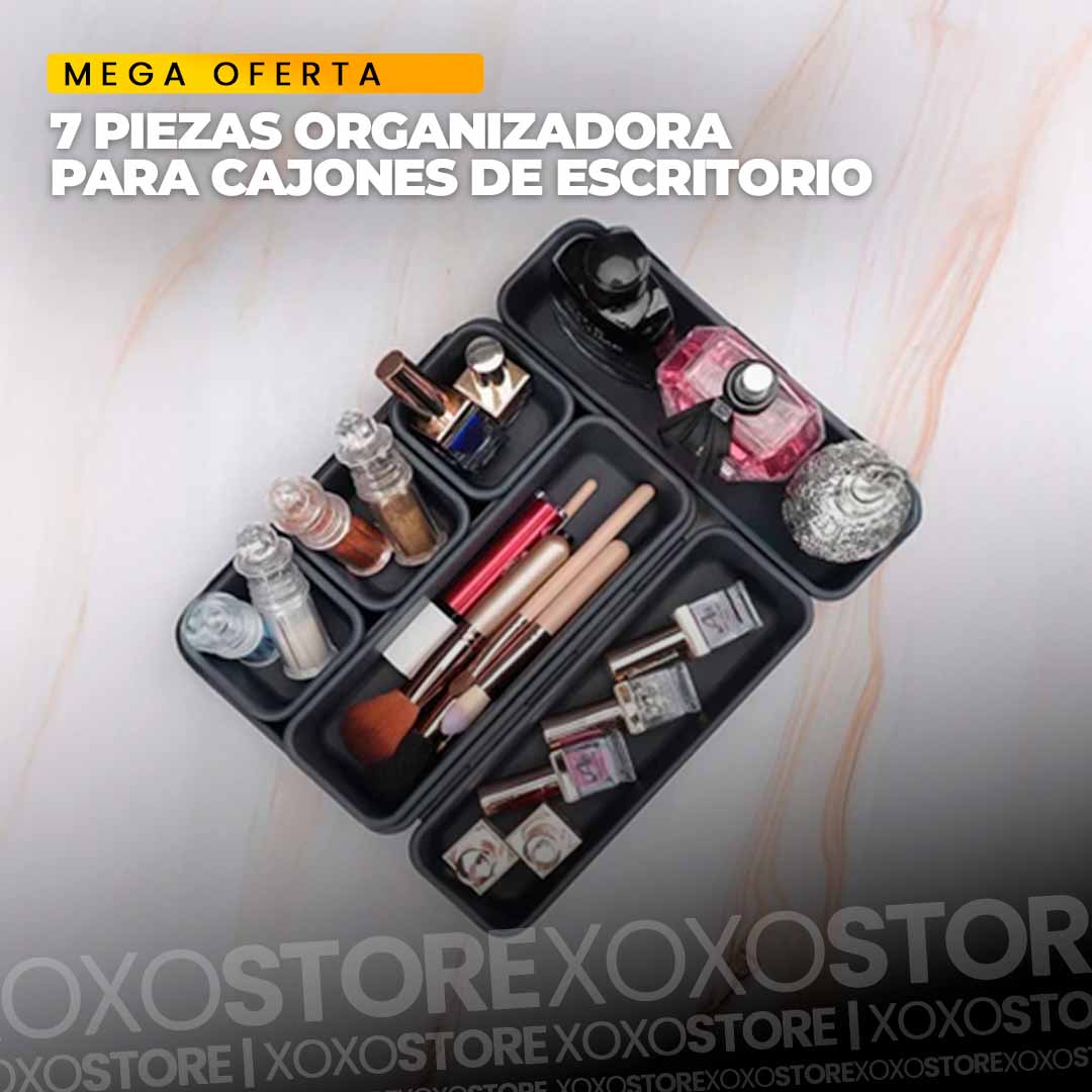 7 Piezas organizadores para cajones de esritorio