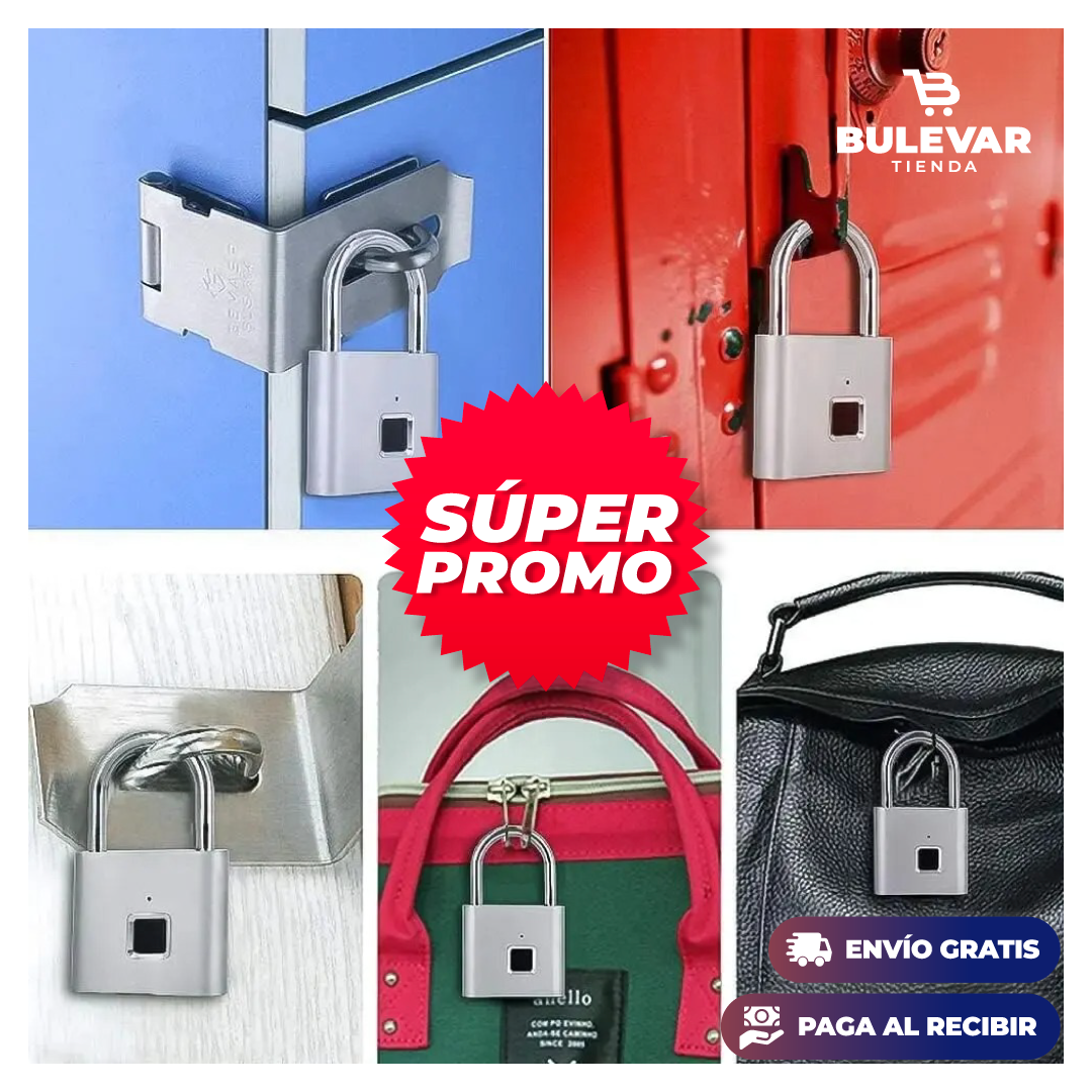 CANDADO INTELIGENTE DE HUELLA DIGITAL