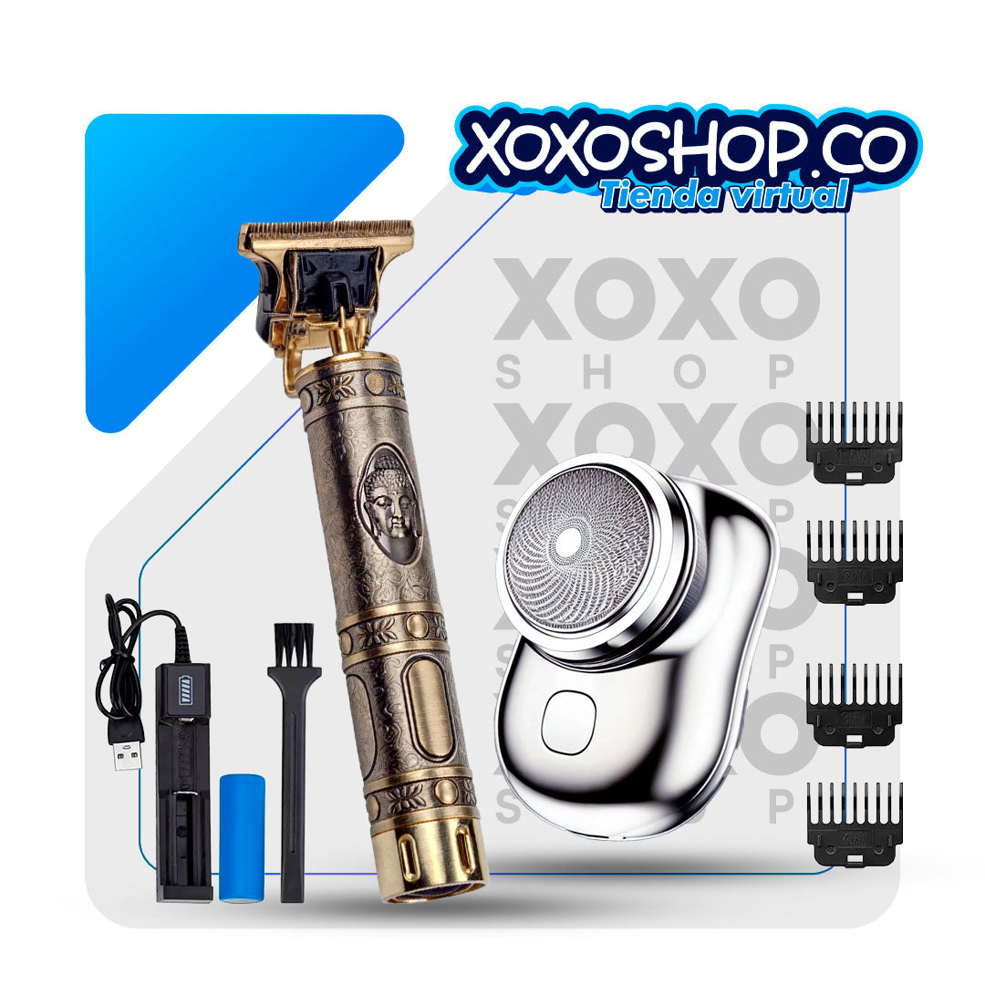 Combo de barberia patillera bz+ mini shaver