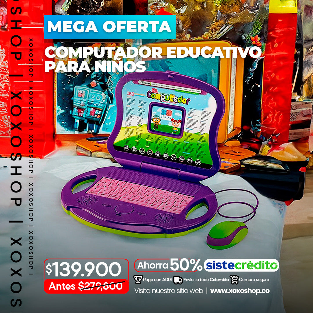 Computador infantil a color
