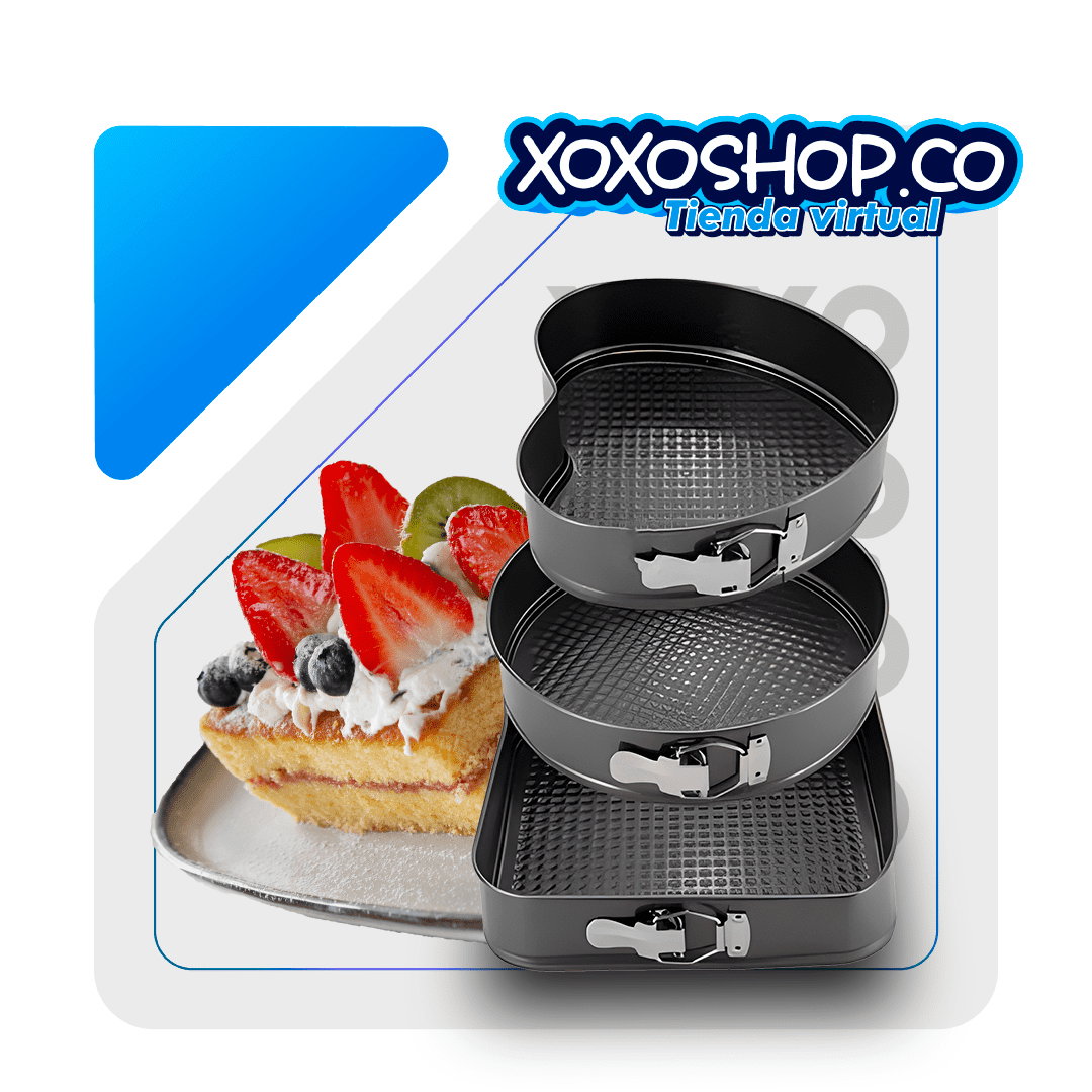 Kit x 3 de moldes para tortas