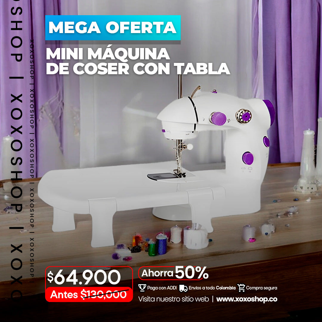 Maquina de coser+ Tabla