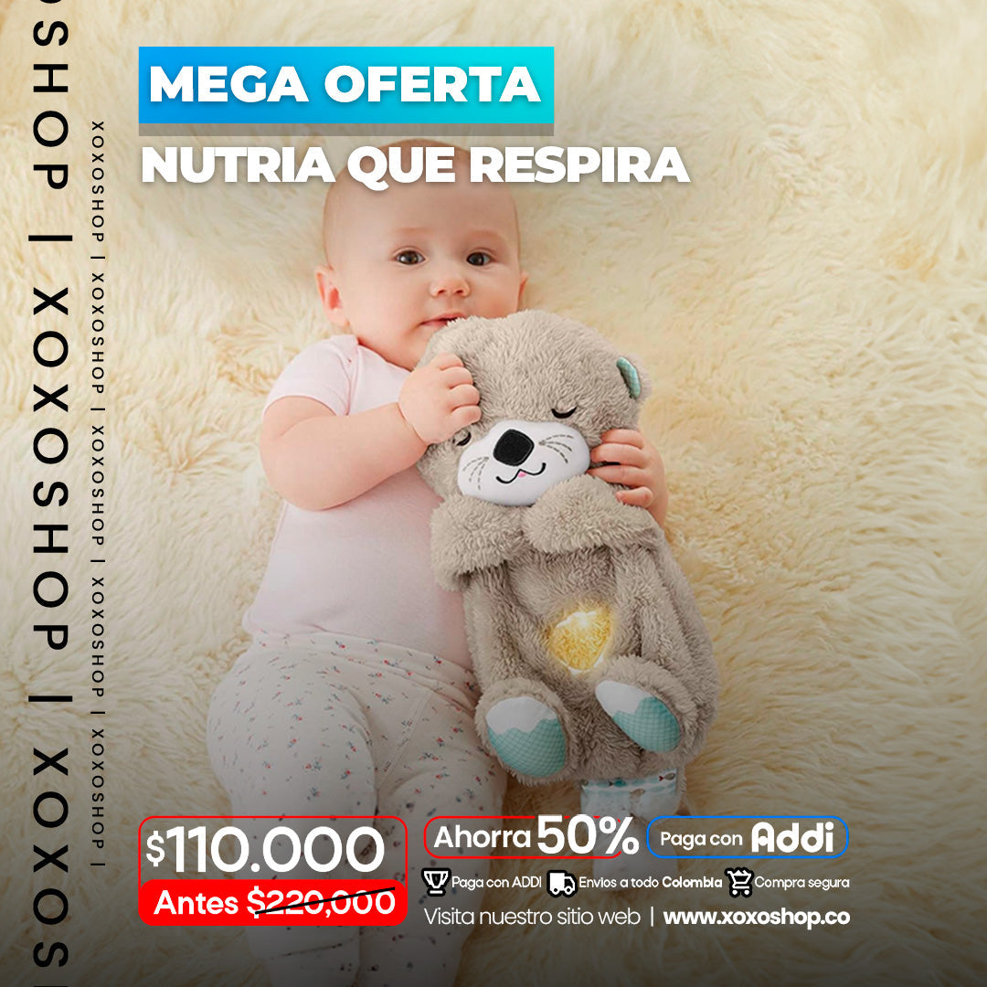 Peluche Nutria que respira