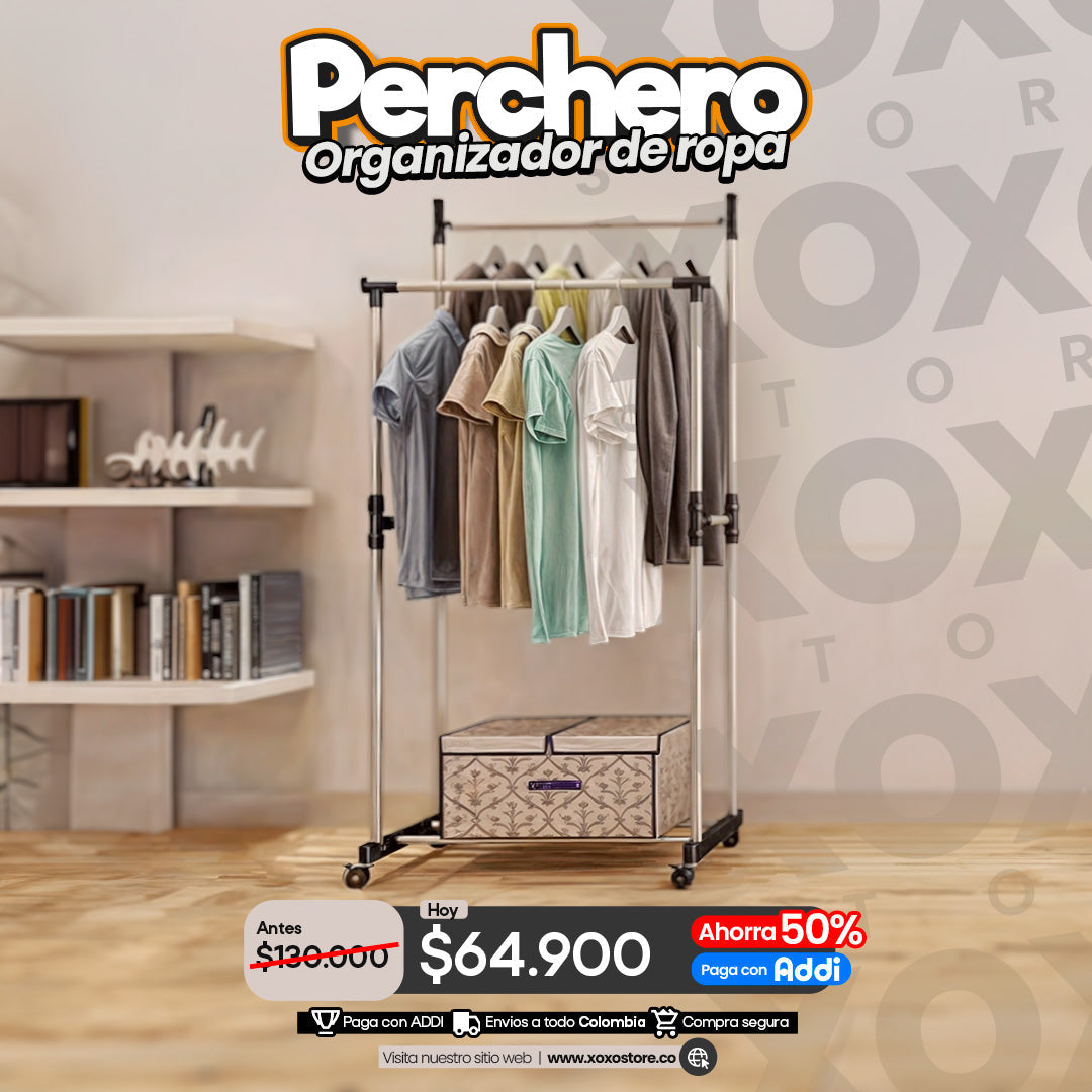 Estante Perchero organizador de ropas