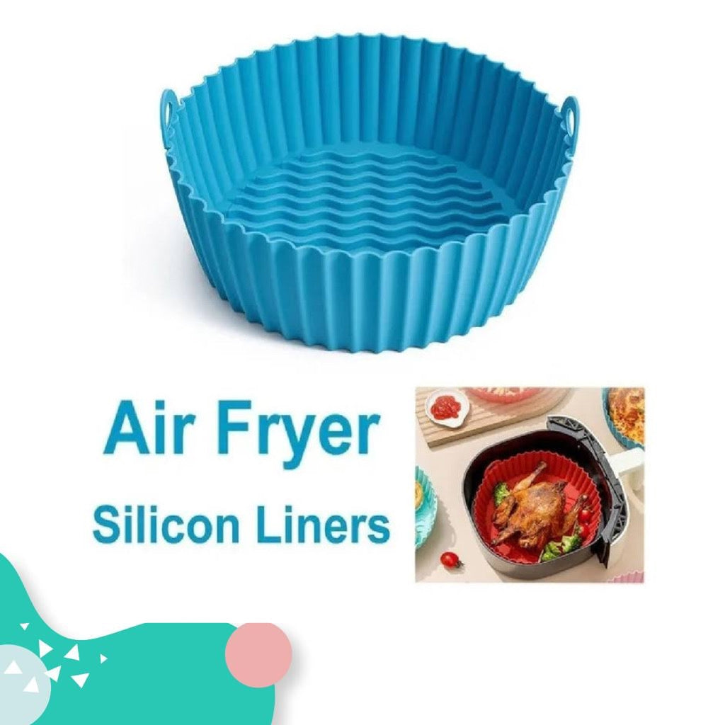 MOLDE PLASTICO O SILICONADO PARA FREIDORA DE AIRE DE 20 CM DE DIAMETRO