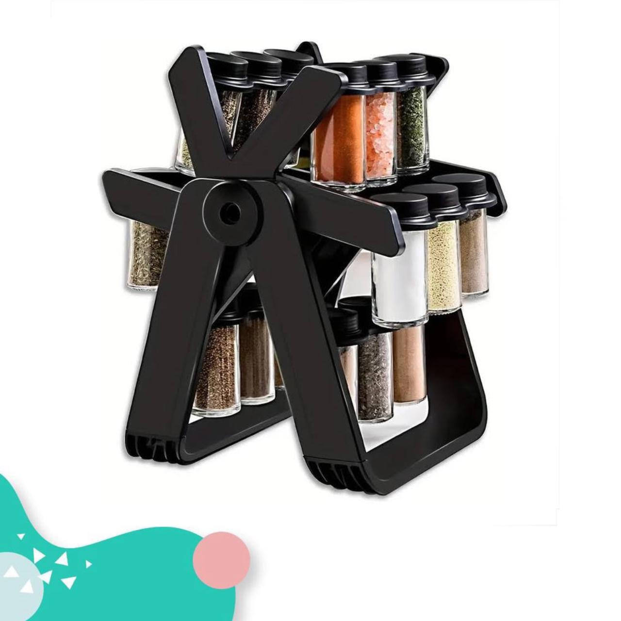 Organizador de condimentos carrusel 18 tarros