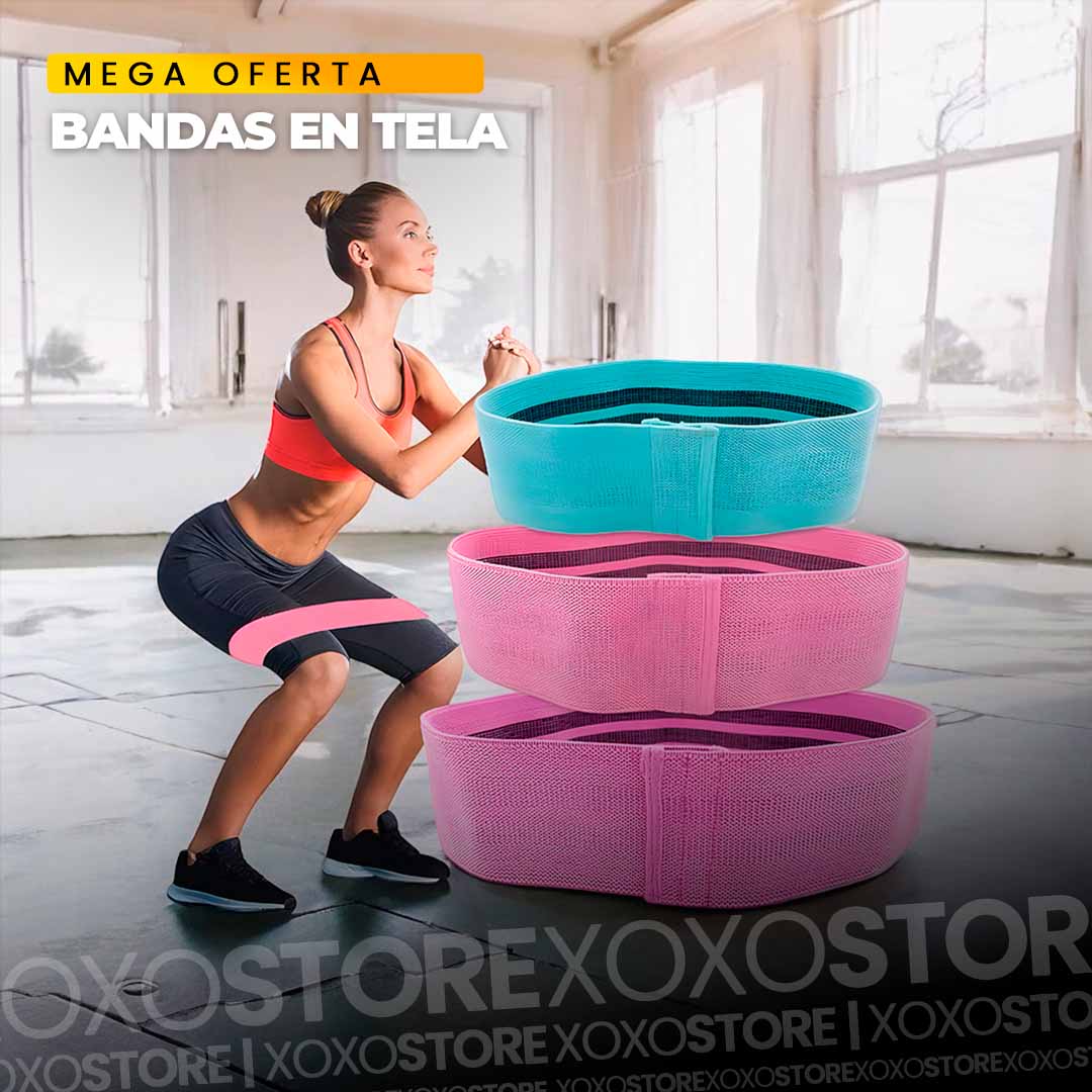 BANDAS EN TELA x 3