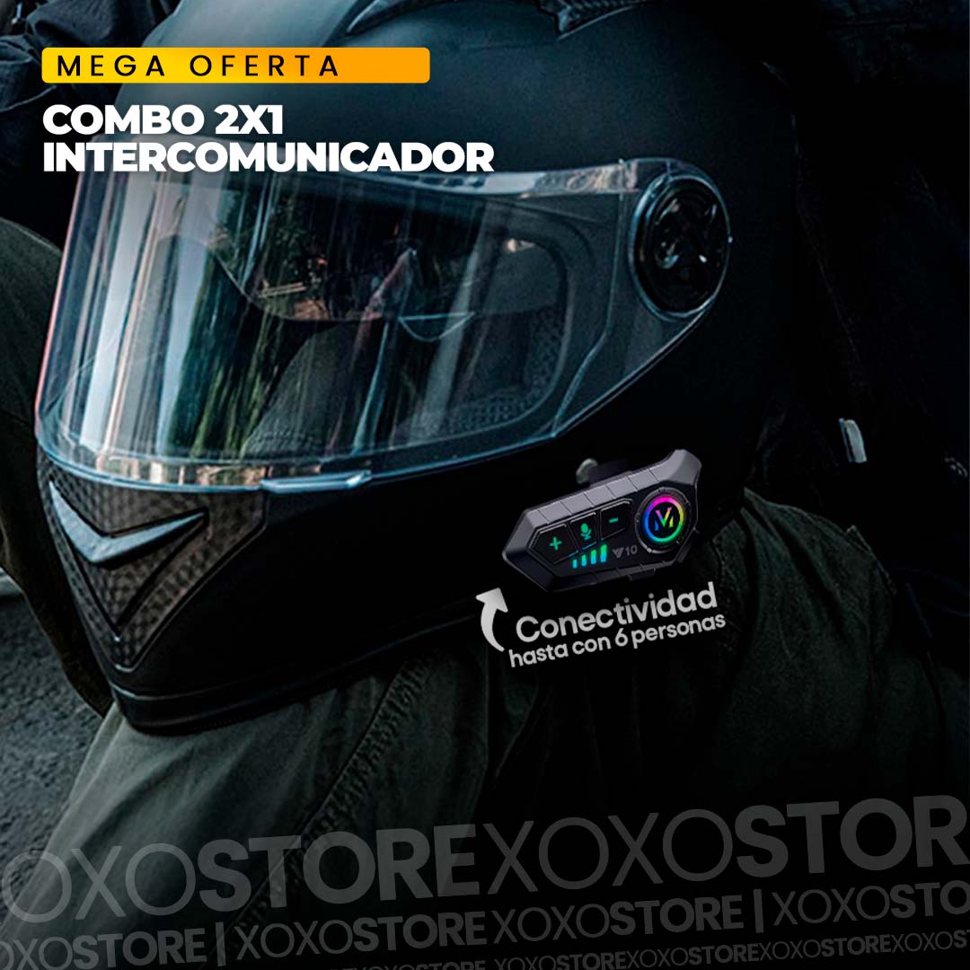 2X1 intercomunicador para motos