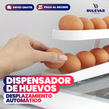 DISPENSADOR DE HUEVOS DESPLAZAMIENTO AUTOMÁTICO