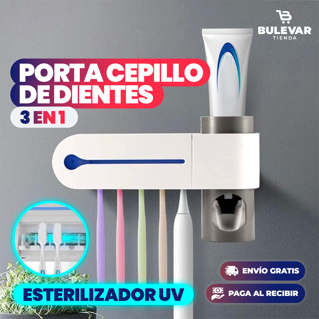 PORTA CEPILLO DE DIENTES ESTERILIZADOR UV