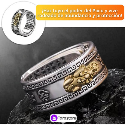 Anillo Original Feng Shui De La Riqueza Y Abundan + Tarjeta "Decreto de la Prosperidad"