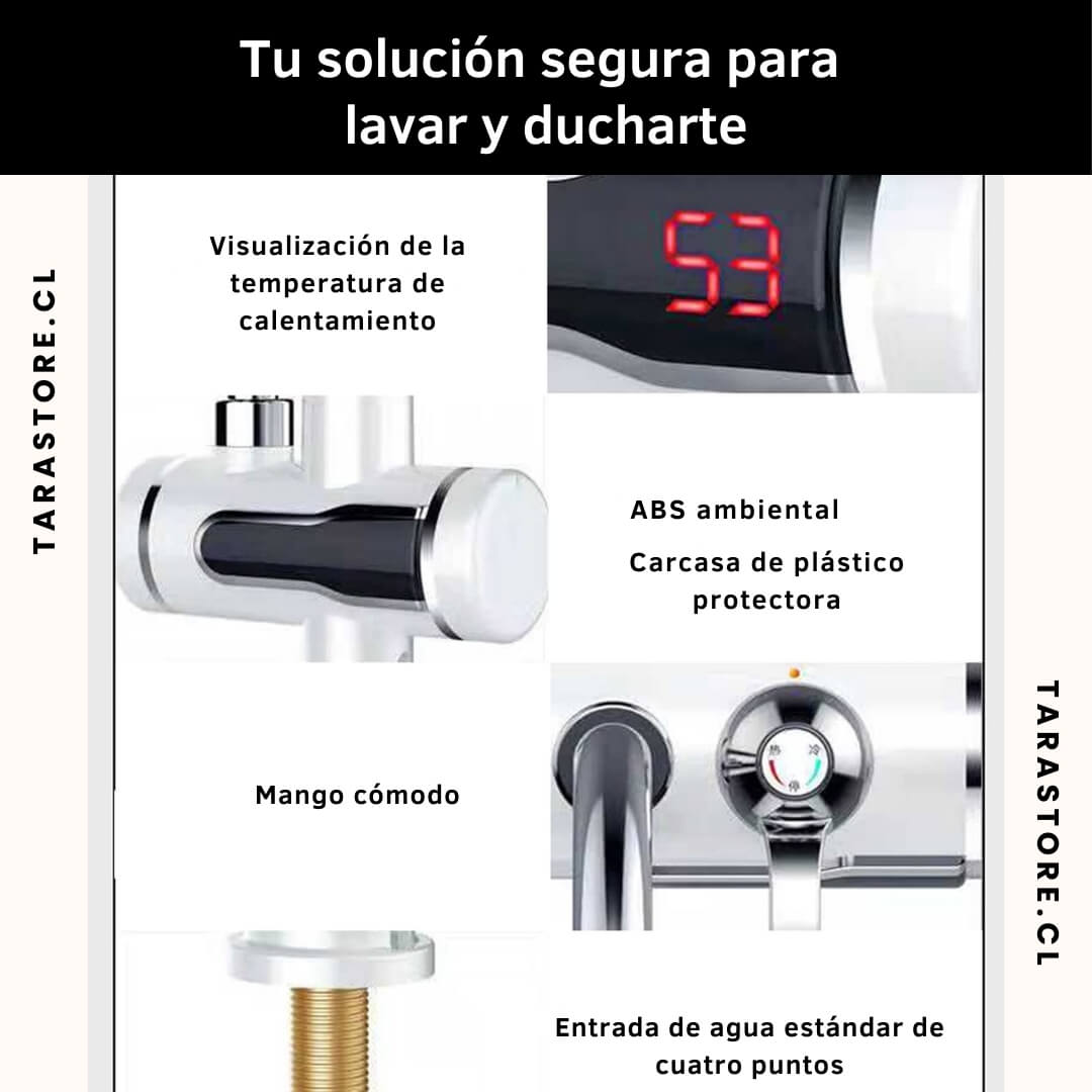 Calentador de Agua Todo en Uno Cocina Baño