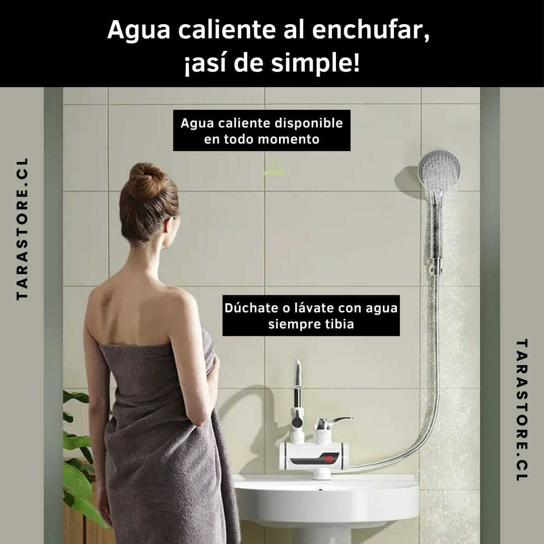 Calentador de Agua Todo en Uno Cocina Baño