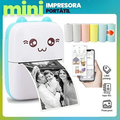 MINI IMPRESORA TÉRMICA PORTÁTIL BLUETOOTH GATITO
