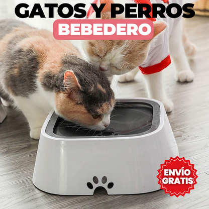 BEBEDERO PARA MASCOTA ANTIDERRAMES 🐱🐶