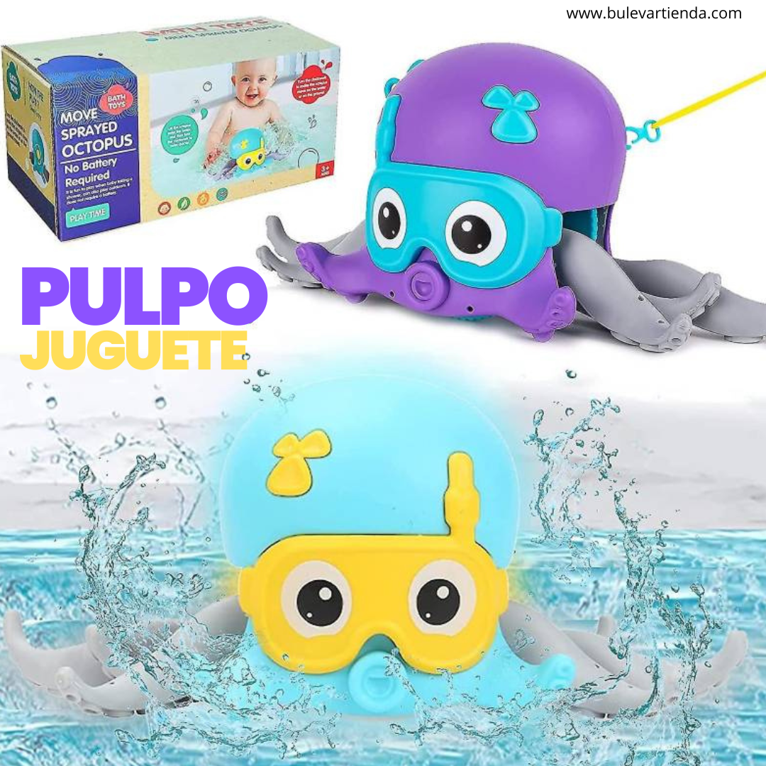 PULPO JUGUETE DUCHA/TIERRA