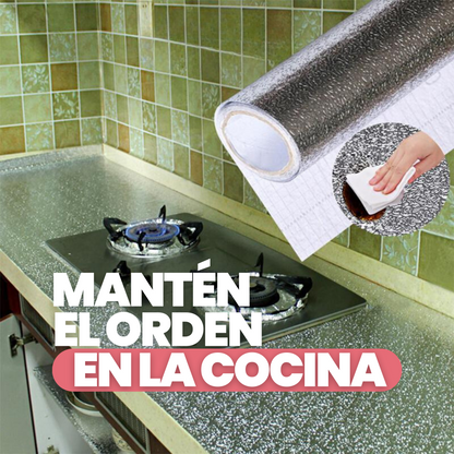 PAPEL ALUMINIO ADHESIVO DE COCINAR