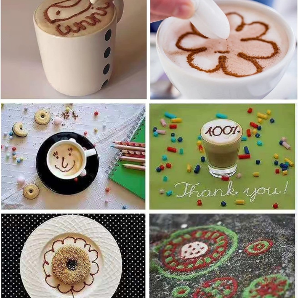 BOLÍGRAFO DECORADO DE CAFÉ