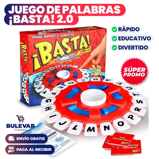 ¡BASTA YA! - JUEGO DE PALABRAS RÁPIDO, EDUCATIVO Y DIVERTIDO.