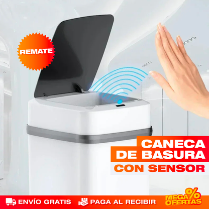 CANECA DE BASURA CON SENSOR INTELIGENTE