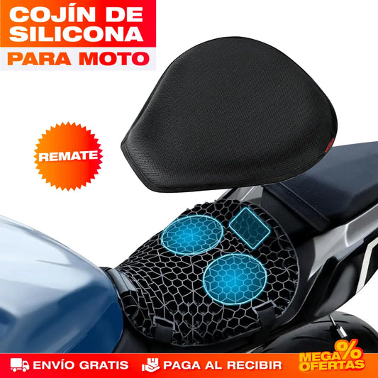 COJÍN DE SILICONA PARA MOTO