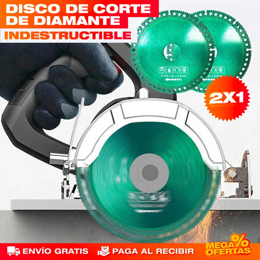 PROMO 2X1 DISCO DE CORTE DE DIAMANTE INDESTRUCTIBLE