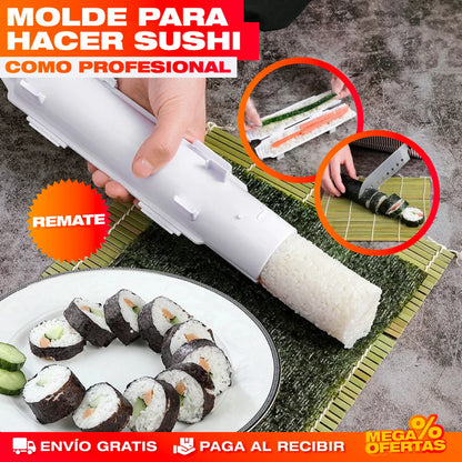 MOLDE CILÍNDRICO PARA HACER SUSHI EN CASA