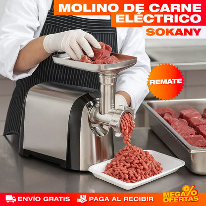 MOLINO DE CARNE ELÉCTRICO SOKANY