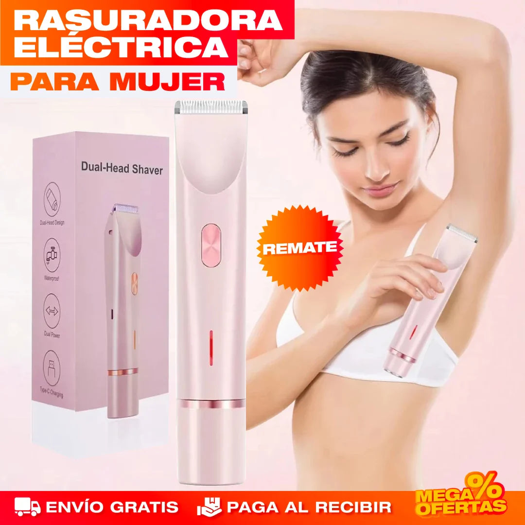 RASURADORA ELÉCTRICA 2 EN 1 PARA MUJER