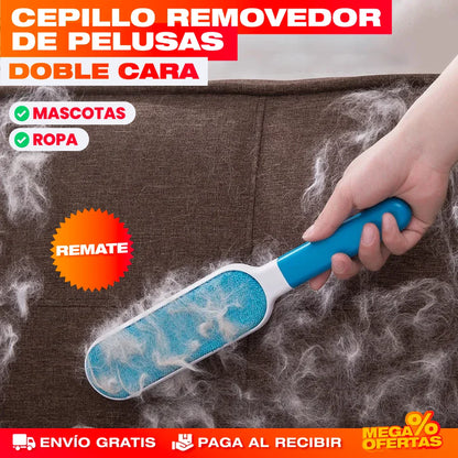 CEPILLO REMOVEDOR DE PELUSA DOBLE CARA