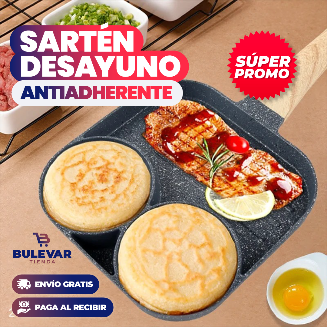 SARTÉN DESAYUNO ANTIADHERENTE