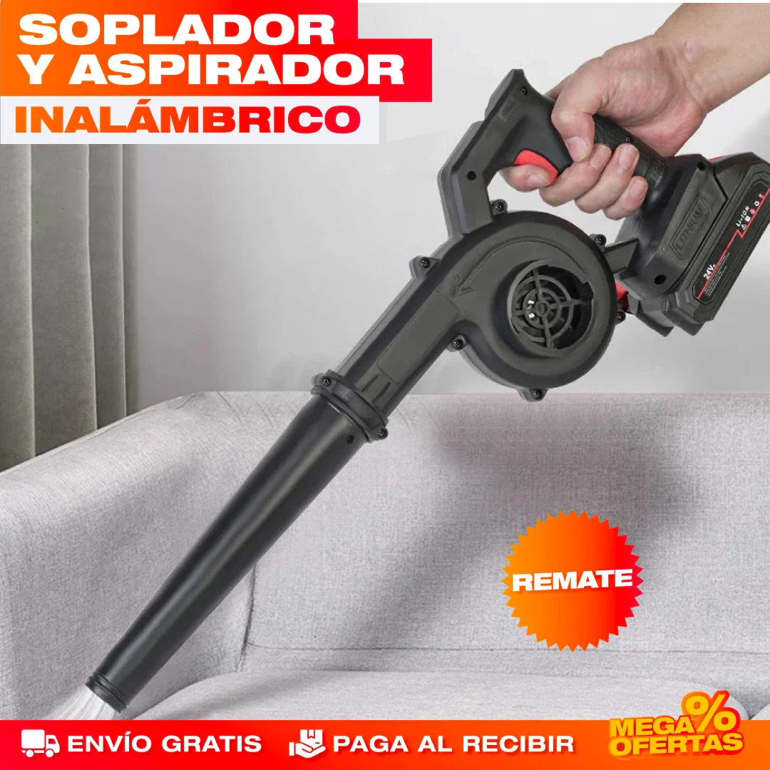 SOPLADOR Y ASPIRADOR PORTÁTIL INALÁMBRICO