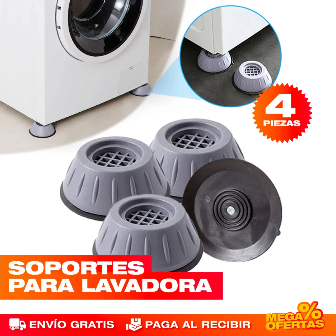 BASES PARA LAVADORA, PROTEGE TU LAVADORA DE DAÑOS