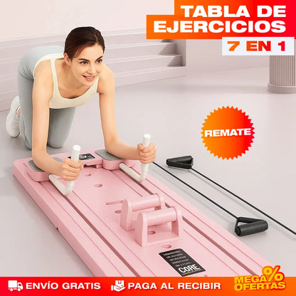 TABLA DE EJERCICIOS PLEGABLE 7 EN 1