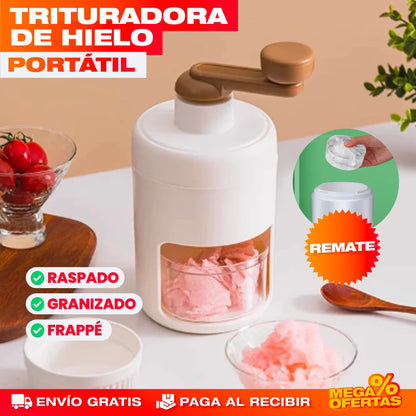 TRITURADORA DE HIELO PARA RAPADOS Y GRANIZADOS