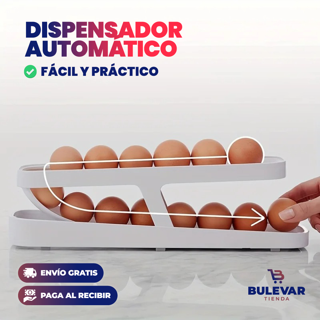 DISPENSADOR DE HUEVOS DESPLAZAMIENTO AUTOMÁTICO