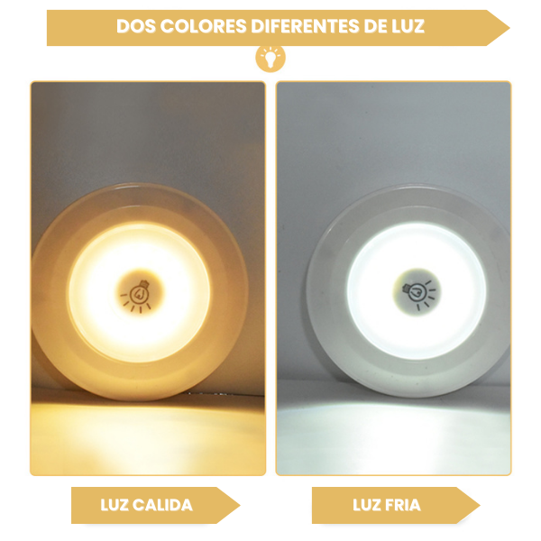 LUCES LED INALAMBRICAS X3, SIN INSTALACIÓN, MANDO A DISTANCIA