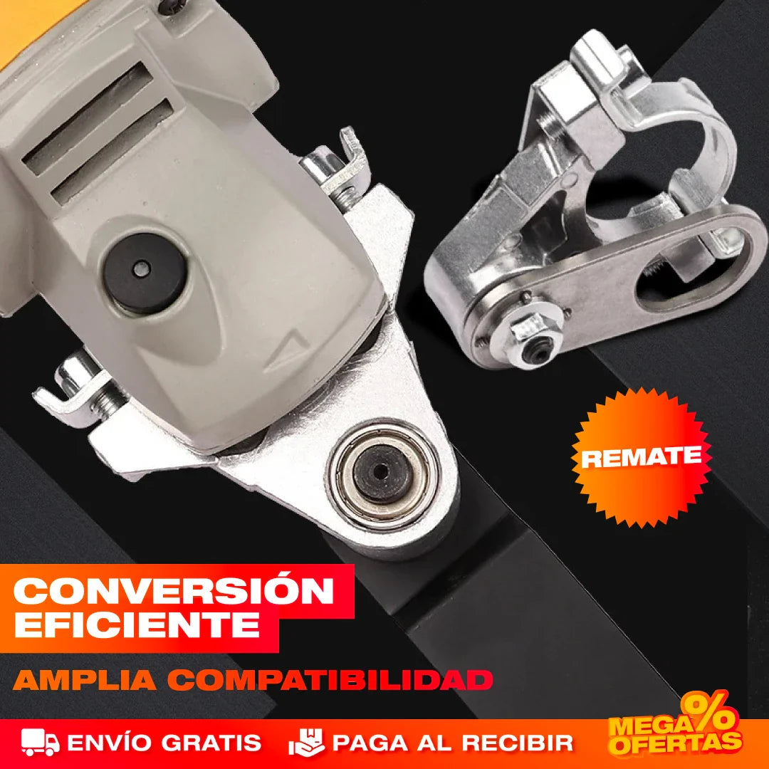 ADAPTADOR DE AMOLADORA A RANURADORA