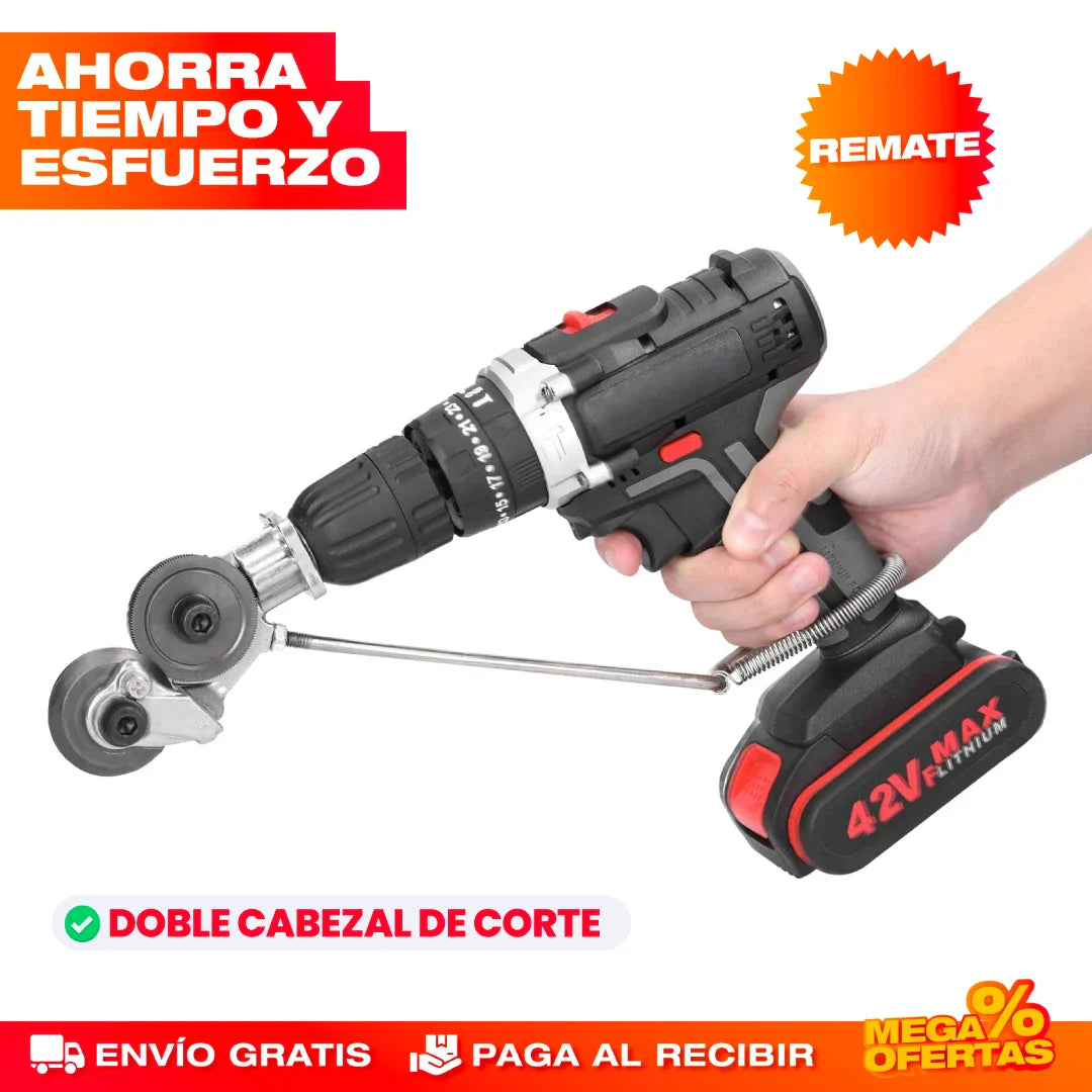 ADAPTADOR DE TALADRO A CIZALLA CORTADORA DE METAL