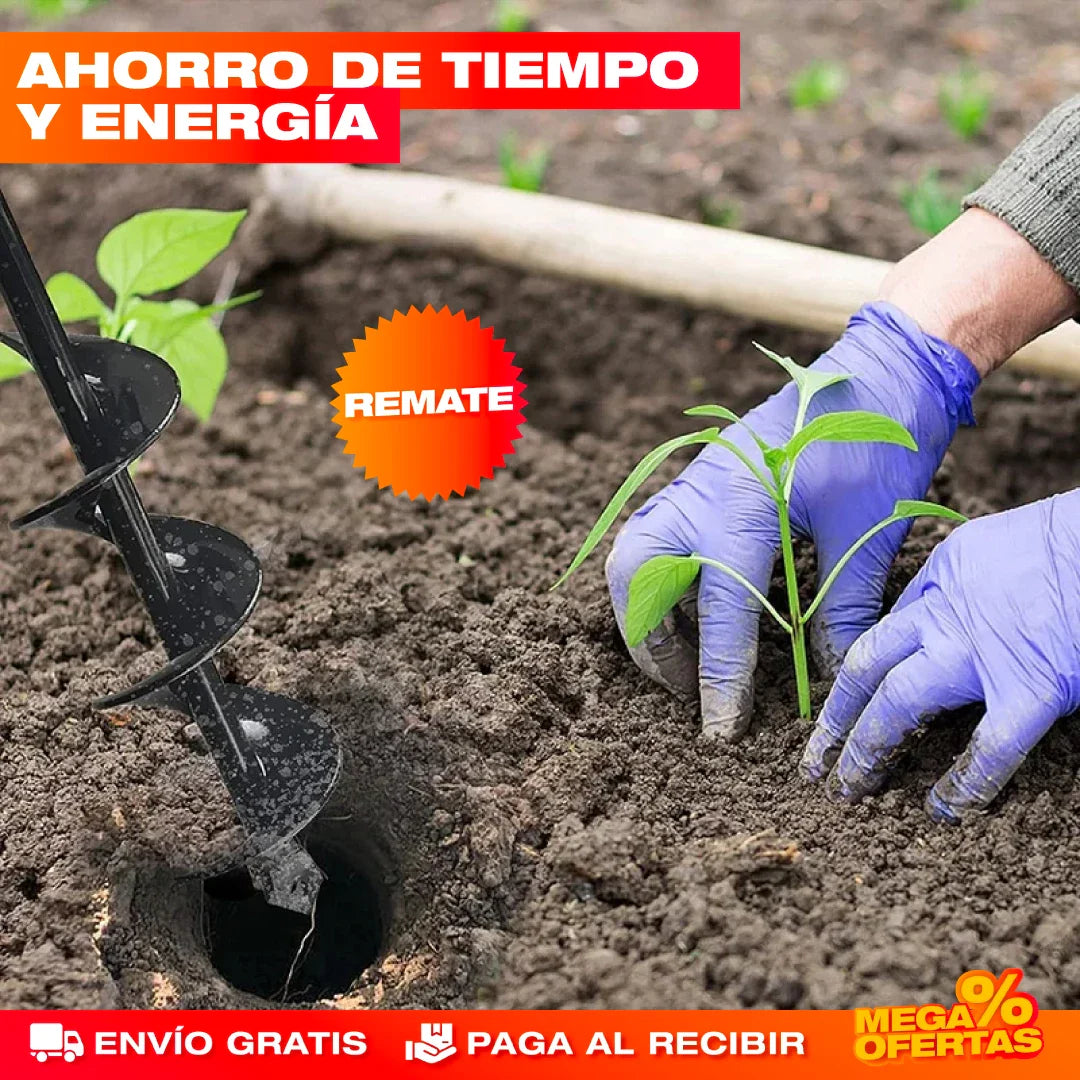 BROCA ESPIRAL PARA JARDÍN