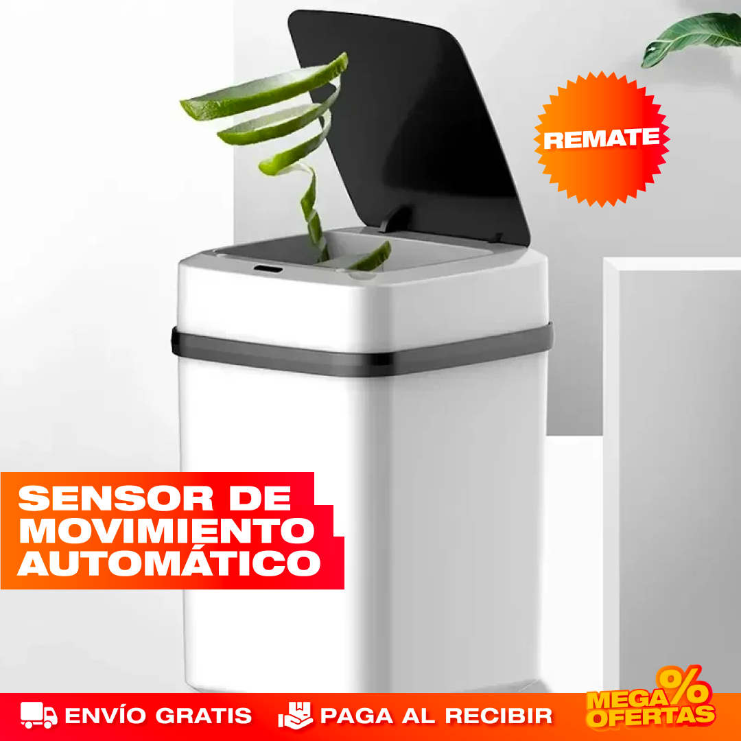 CANECA DE BASURA CON SENSOR INTELIGENTE