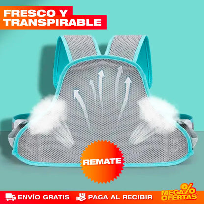 CHALECO SOPORTE DE SEGURIDAD PARA NIÑOS - MOTO, BICICLETA Y MÁS